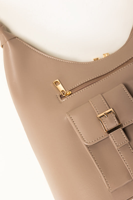 Grey Shoulder Bag IBS-SHB26-024