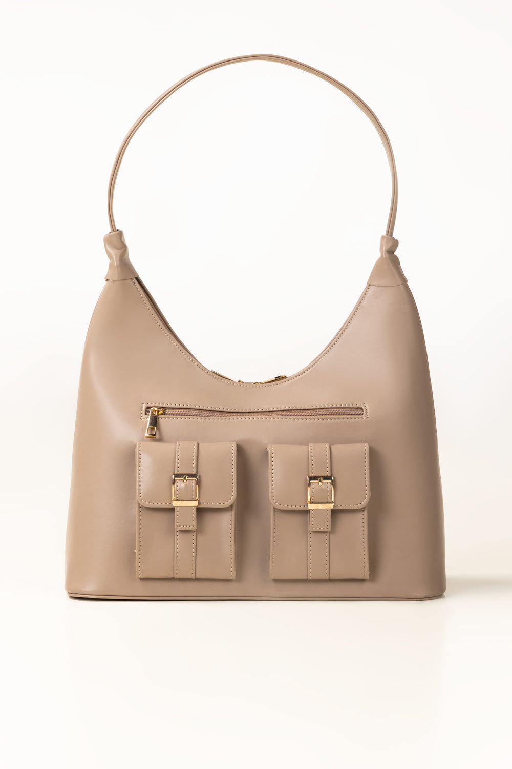 Grey Shoulder Bag