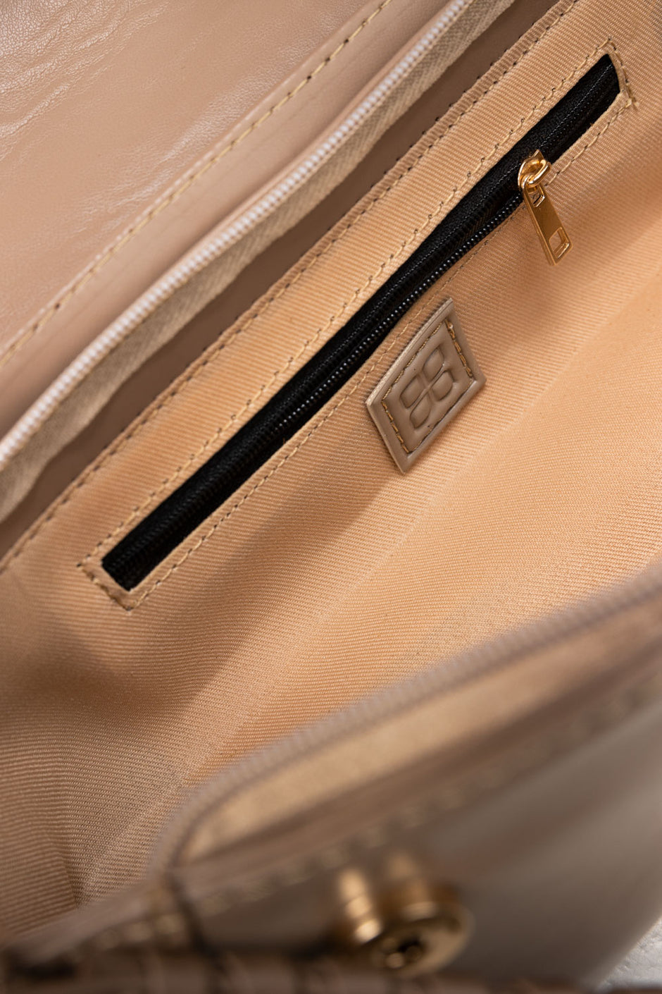 Beige Cross Body Bag