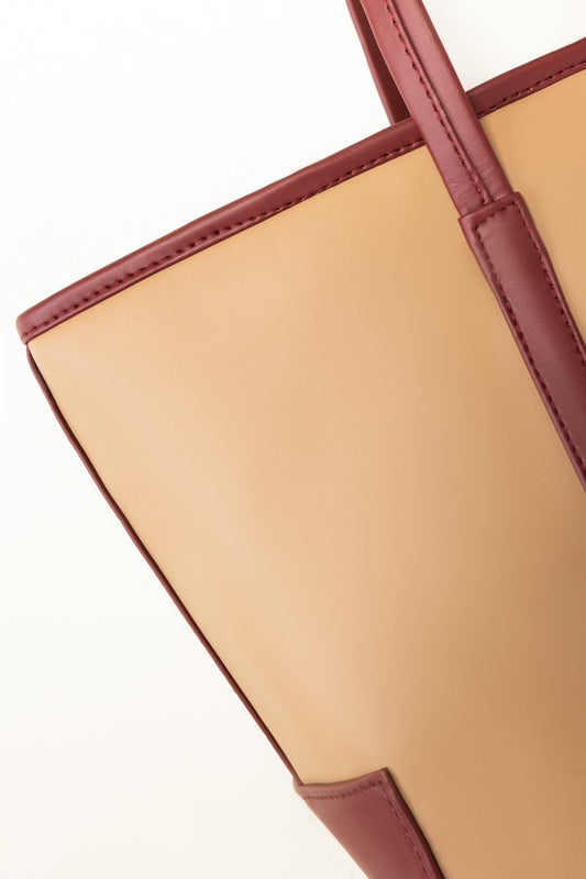 Dark Beige Tote Bag IBS-TTB26-017