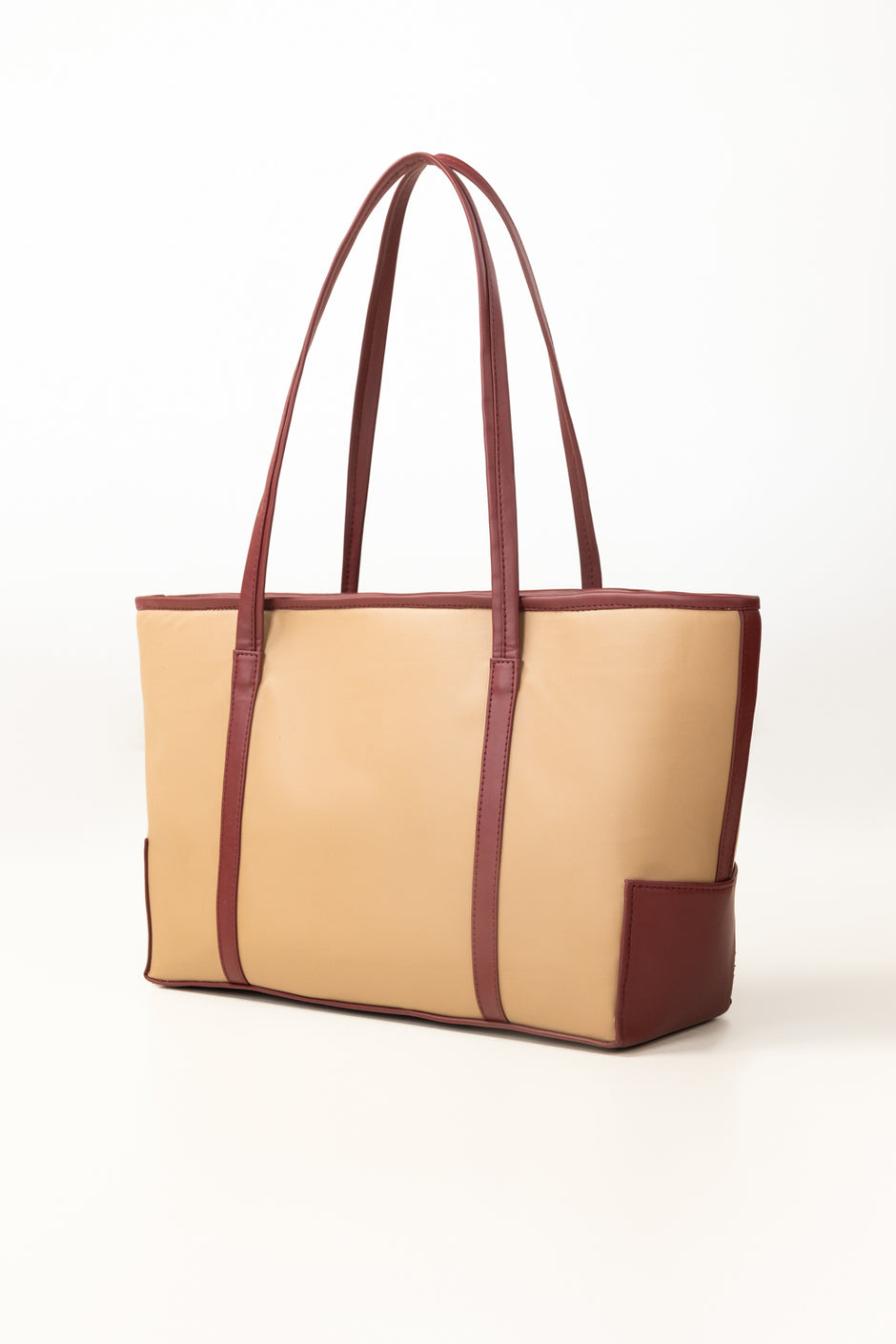 Dark Beige Tote Bag