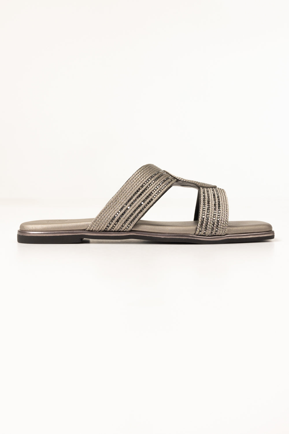 Gun Metal Slippers