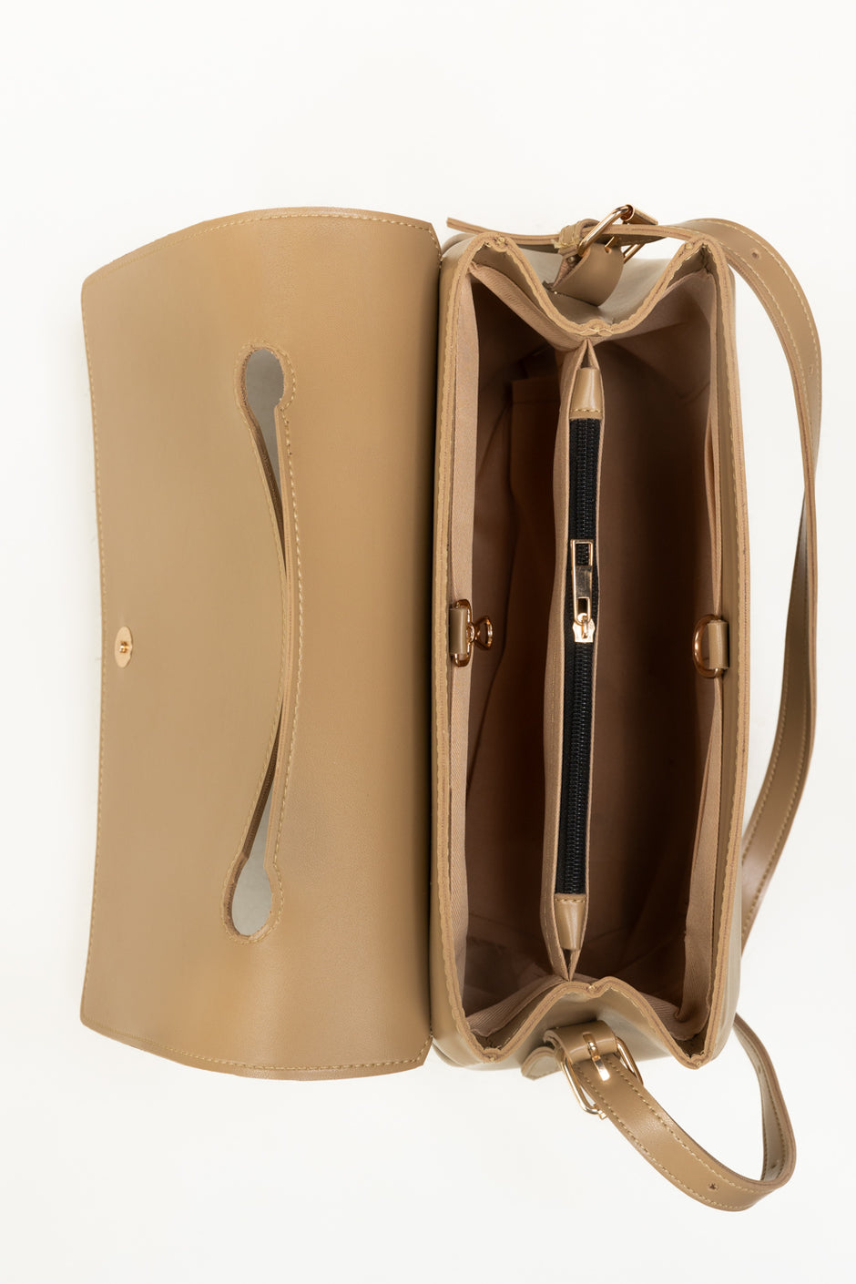 Dark Beige Tote Bag