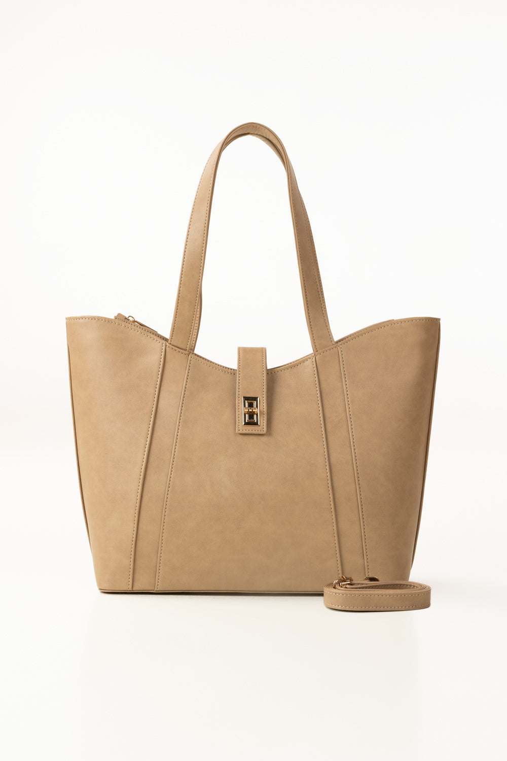 Beige Tote Bag