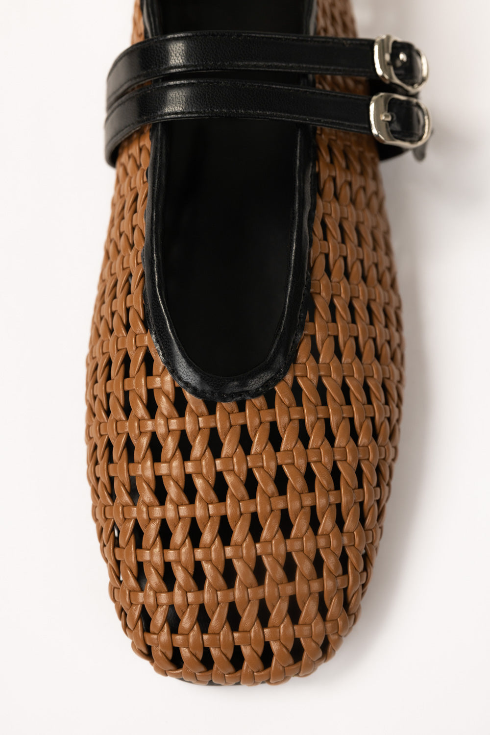 Beige Black Pumps
