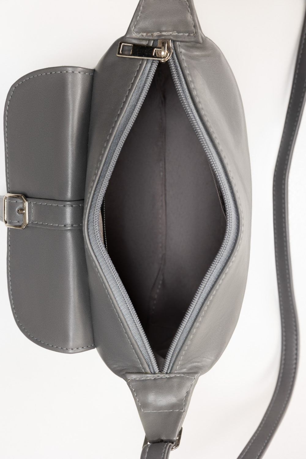 Grey Cross Body Bag