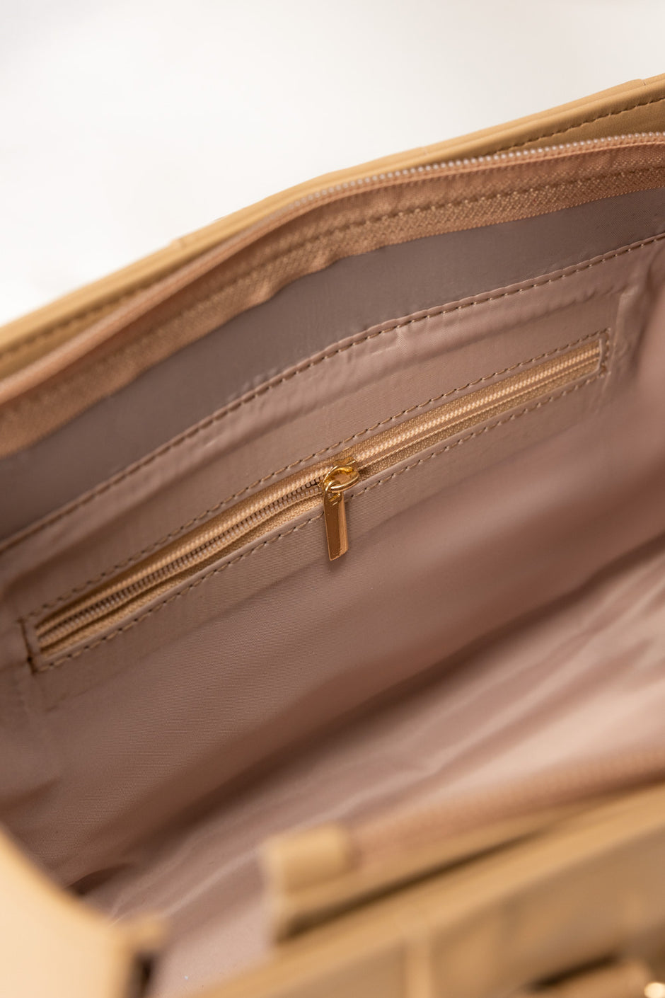 Beige Shoulder Bag