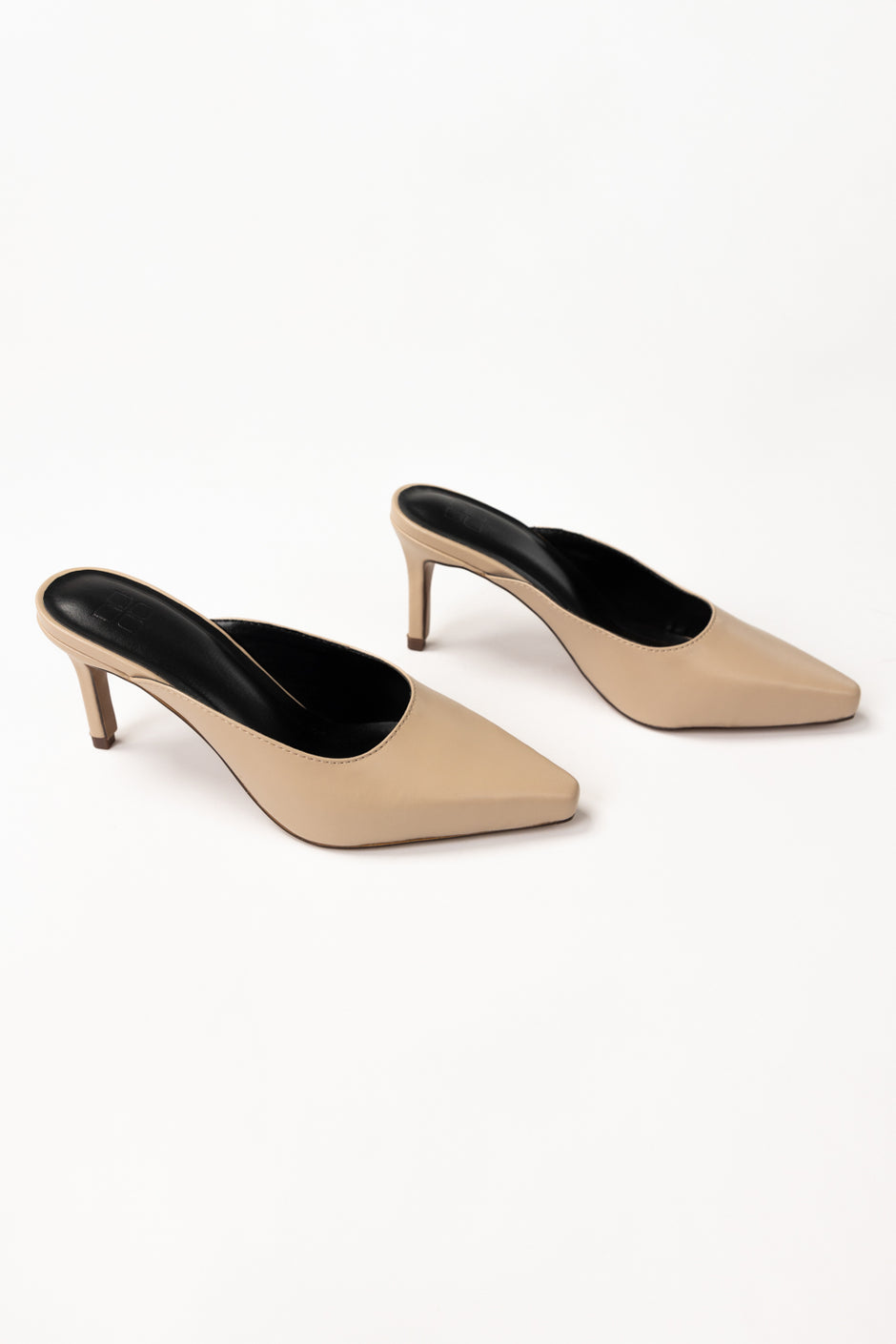 Beige Mules