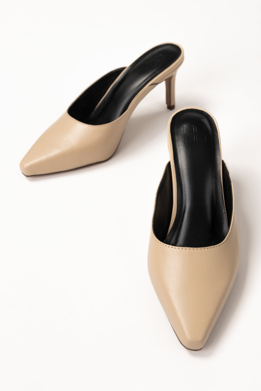 Beige Mules
