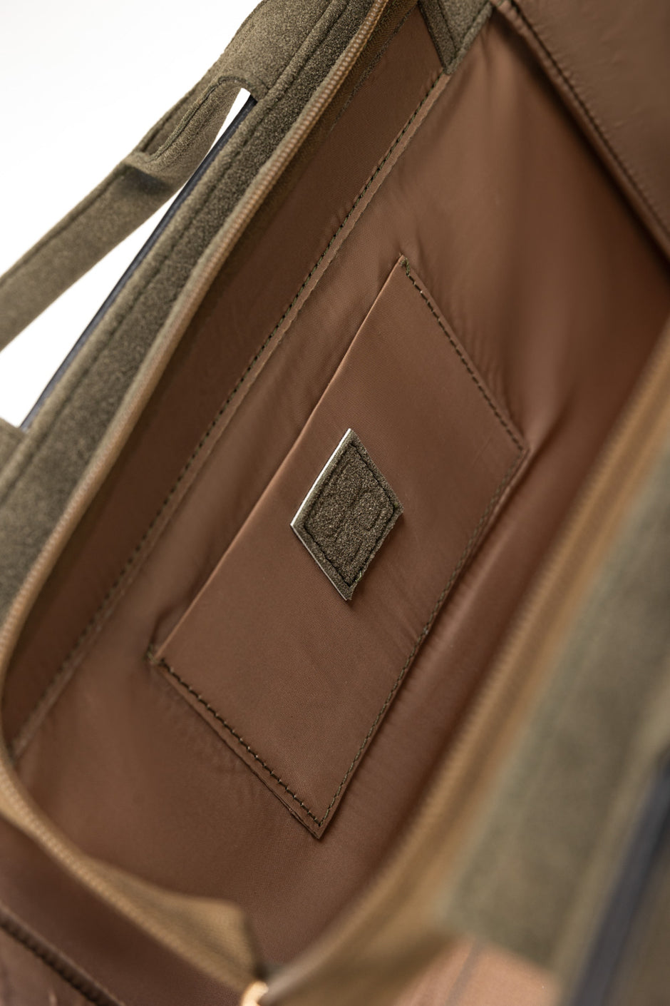Olive Grreen And Black Tote Bags