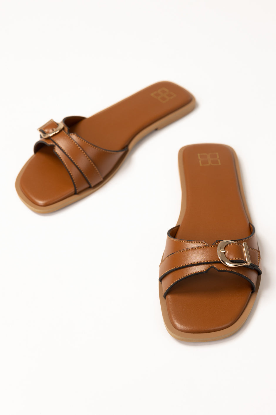 Tan Slippers