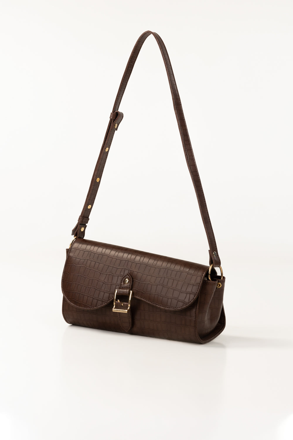 Dark Brown Cross Body Bag IBS-CBB26-012