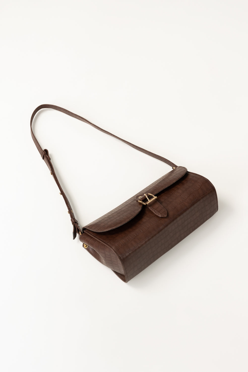 Dark Brown Cross Body Bag IBS-CBB26-012