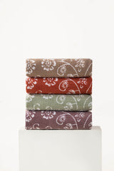 Assorted Combed Dyed Bath Towel - 500 GRM