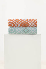 Assorted Combed Dyed Bath Towel - 500 GRM