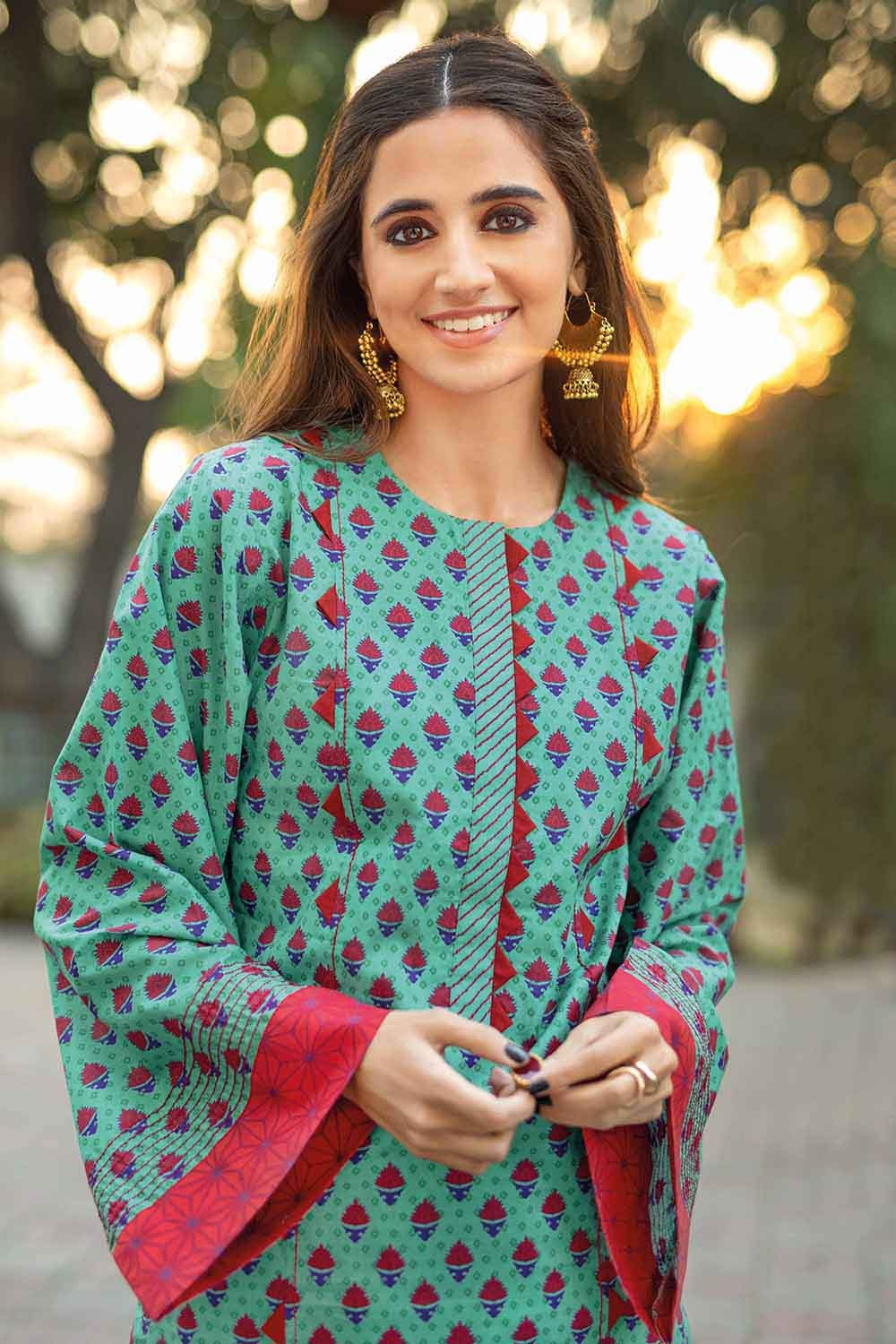 2 Piece Unstitched Digital Printed Shirt With Unstitched Dyed Trousers TL-12004 A