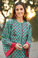 2 Piece Unstitched Digital Printed Shirt With Unstitched Dyed Trousers TL-12004 A