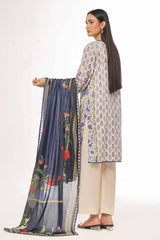 3 Piece Unstitched Printed Lawn Suit CLP-42136