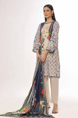 3 Piece Unstitched Printed Lawn Suit CLP-42136