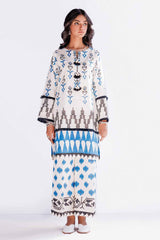 2 Piece Unstitched Jacquard Printed Suit with Lawn Trouser JT-42010