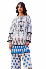 2 Piece Unstitched Jacquard Printed Suit with Lawn Trouser JT-42010