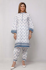 1 Piece Unstitched Lacquer Printed Lawn Fabric SL-905 A