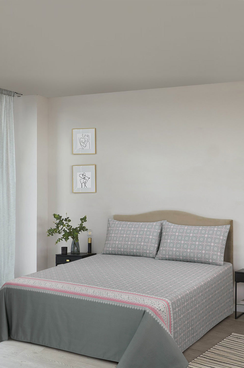 AW25-043 Printed Bed Sheet Set
