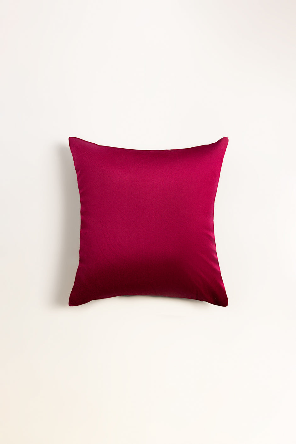 VEC-011 Pink Velvet Embroidered Cushion Cover