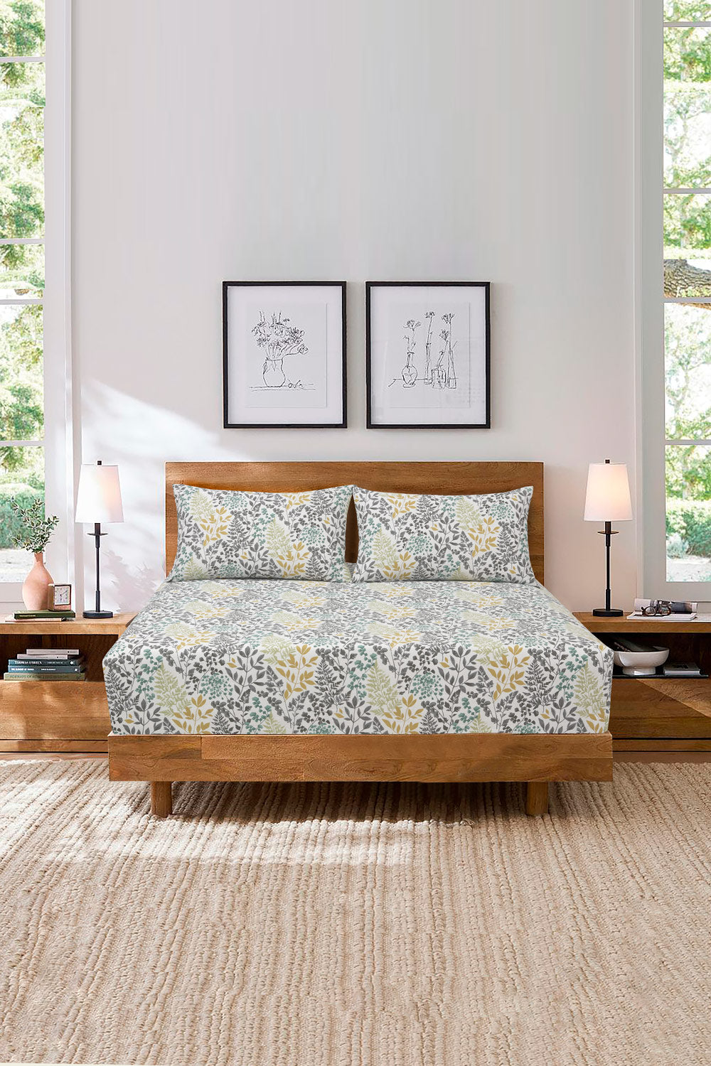 Printed Fitted Sheet Set