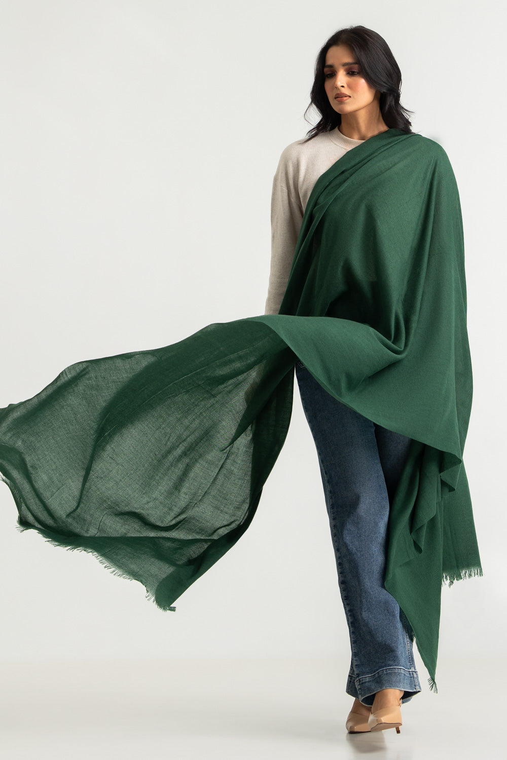 Acrylic Dyed Shawl
