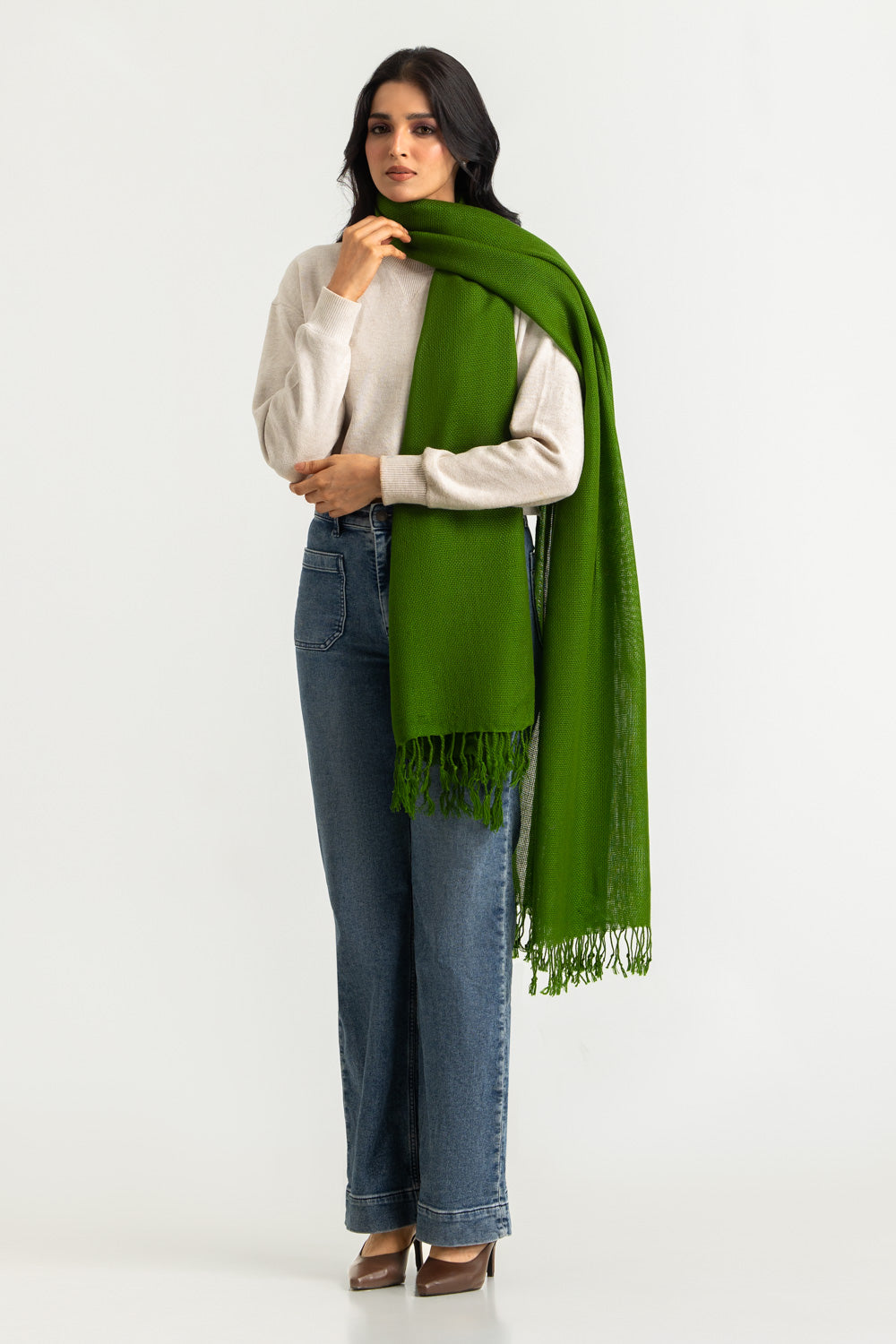 Acrylic Dyed Shawl