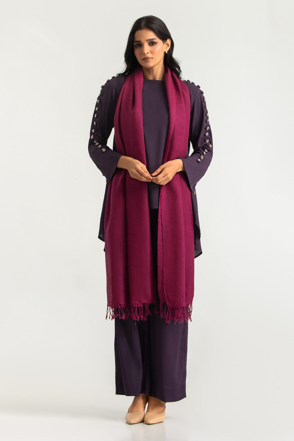 Acrylic Dyed Shawl