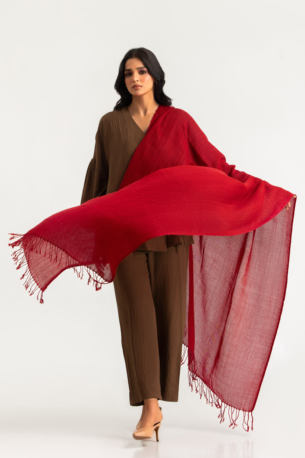 Acrylic Dyed Shawl