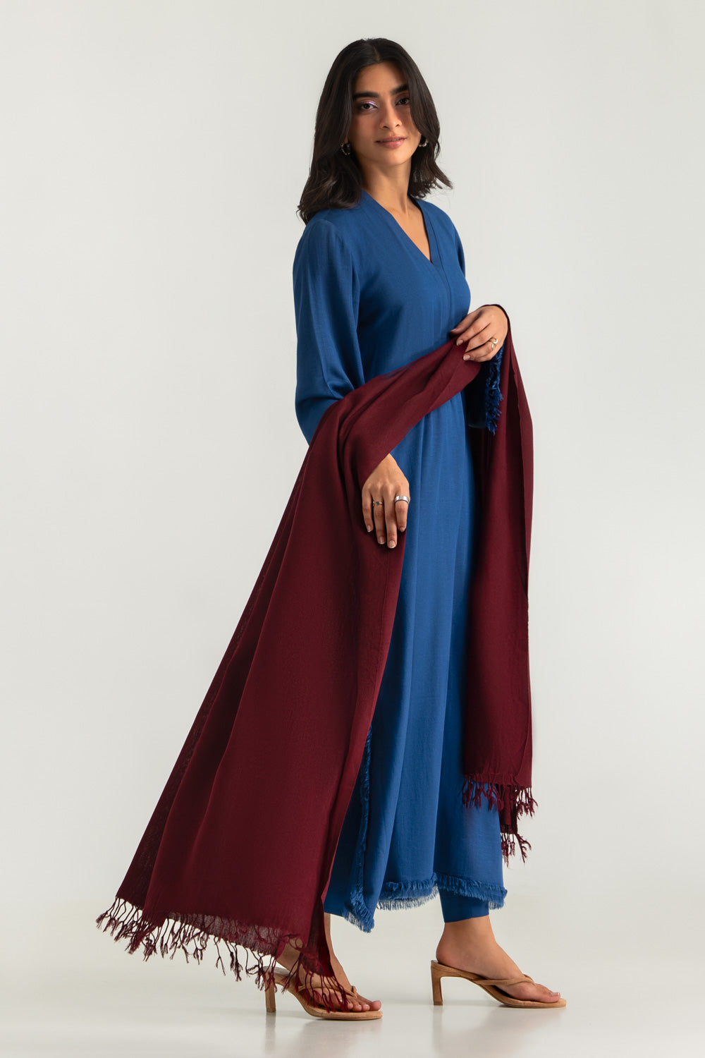 Acrylic Dyed Shawl