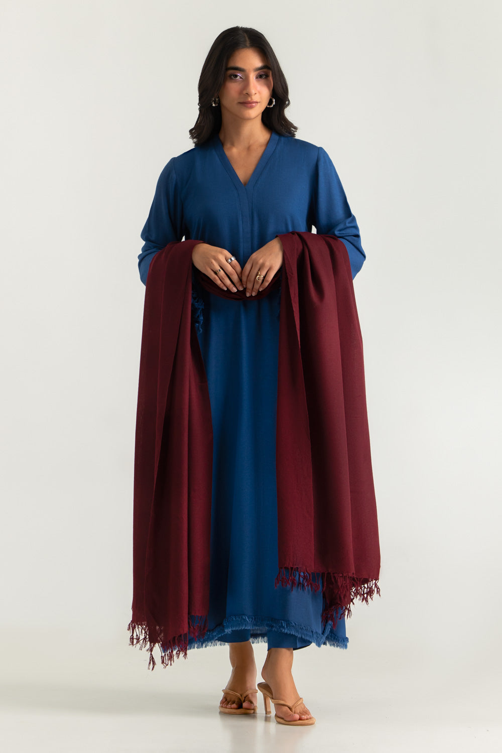 Acrylic Dyed Shawl