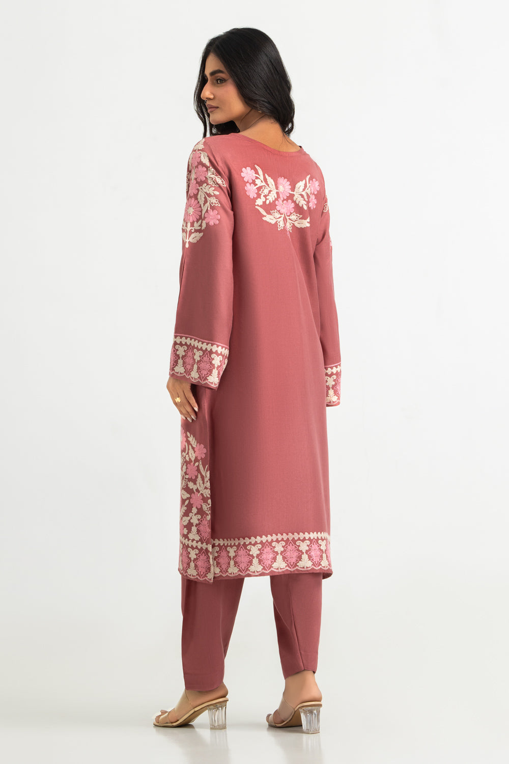 Acrylic Embroidered Co-Ord Set