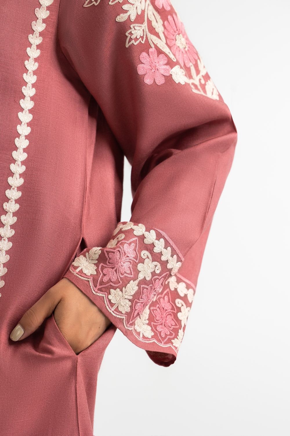 Acrylic Embroidered Co-Ord Set