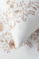 Afterglow T-400 Embroidered Quilt Cover Set