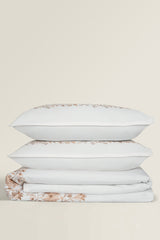 Afterglow T-400 Embroidered Quilt Cover Set