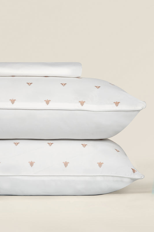 Afterglow T-400 Embroidered Bed Sheet Set