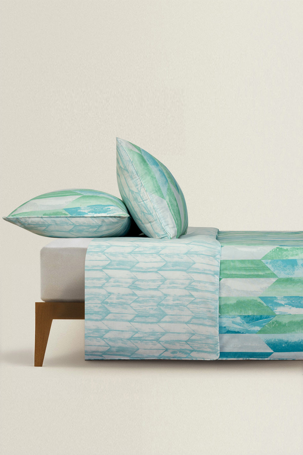 Aqua Prism Quilt Cover Set