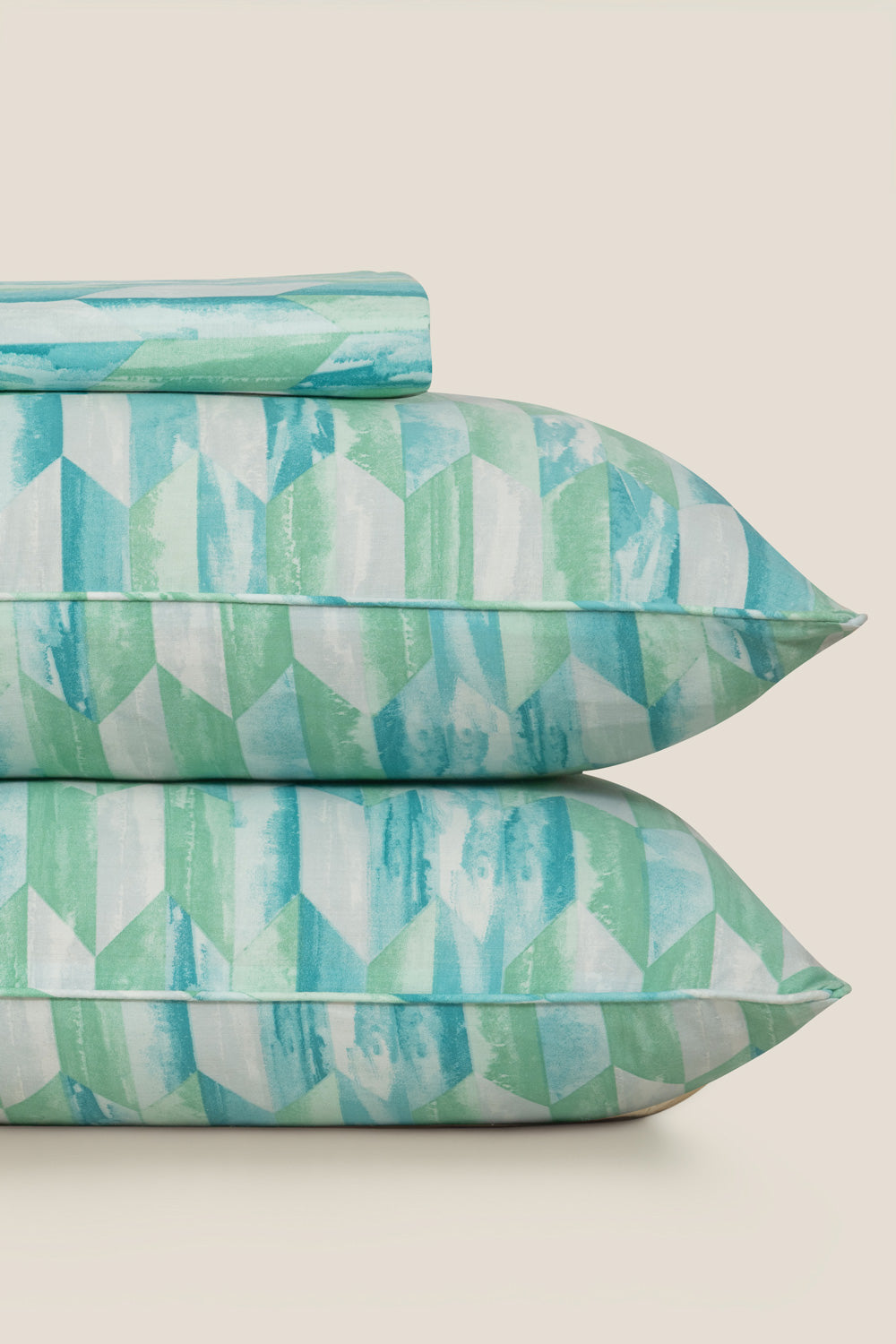 Aqua Prism Bed Sheet Set