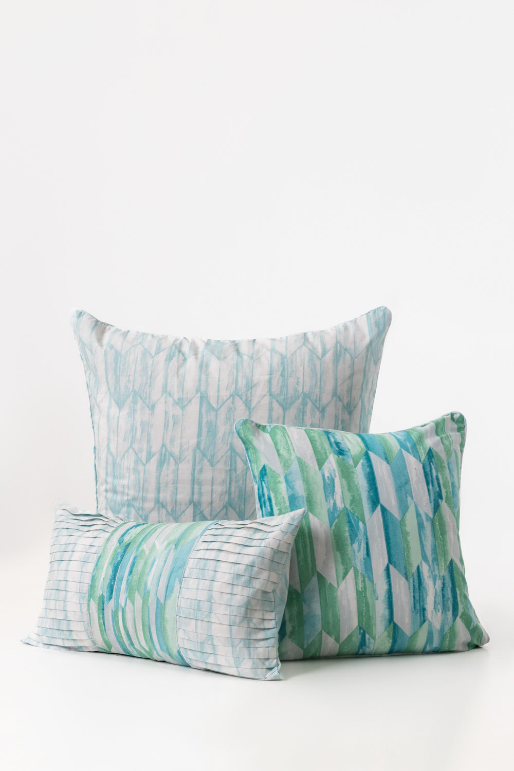 Aqua Prism Deck Cushion Cover