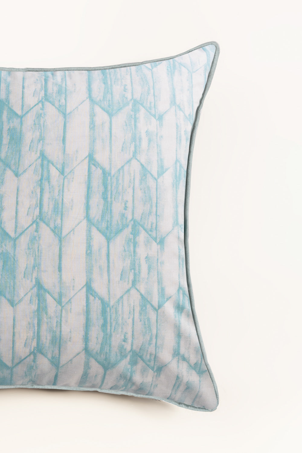Aqua Prism Euro Sham Cushion Cover