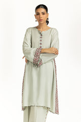 Arabic Linen Block Printed Co-Ord Set IUSTTS-1179