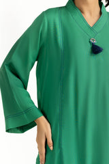 Arabic Linen Embroidered Co-Ord Set IUSTTS-1191