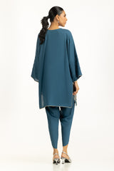 Arabic Linen Embroidered Co-Ord Set IUSTTS-1212