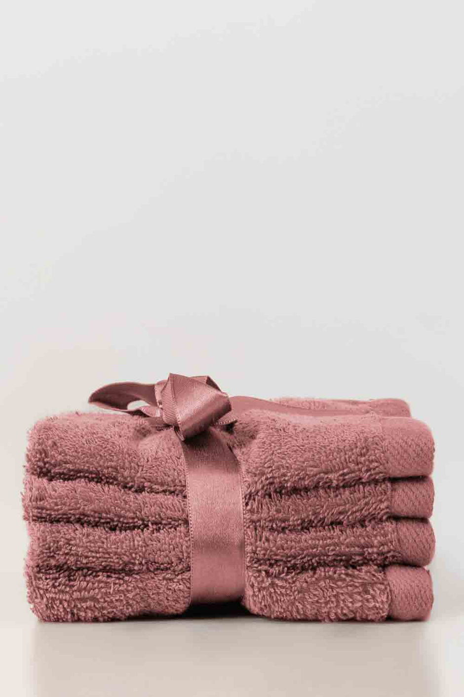 Ash Rose 4 Pcs Combed Face Towel Set