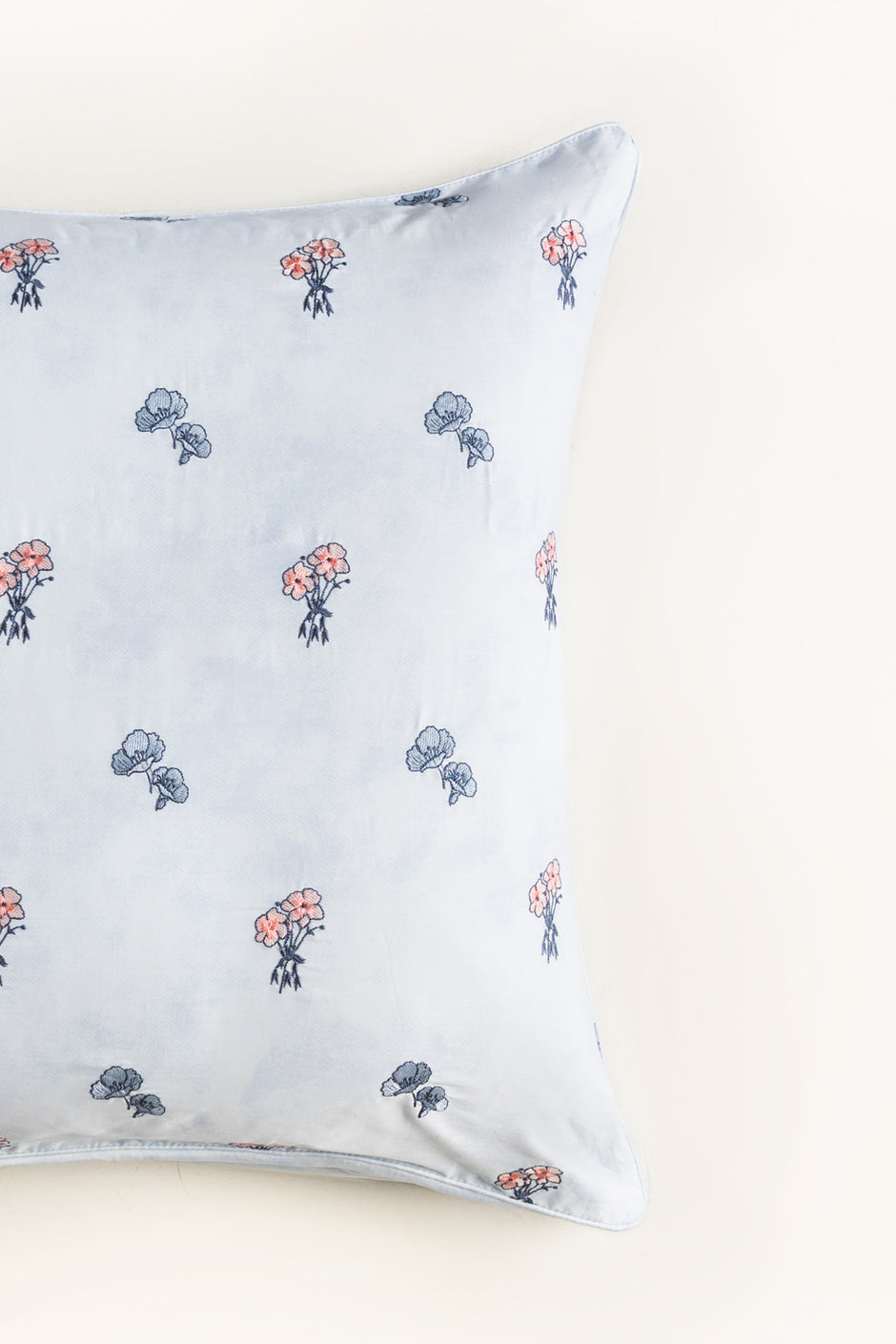 Azure bud T-300 Euro Sham Cushion Cover