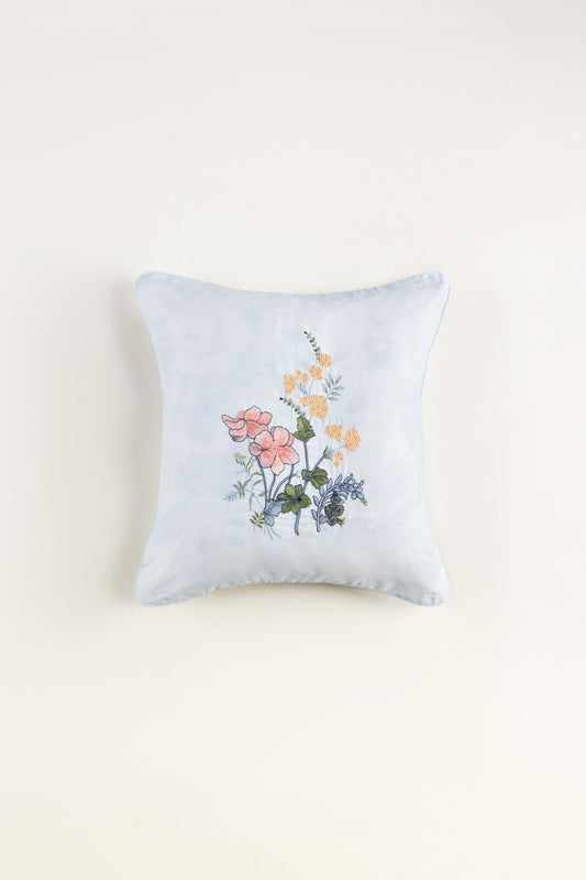 Azure bud T-300 Square Cushion Cover